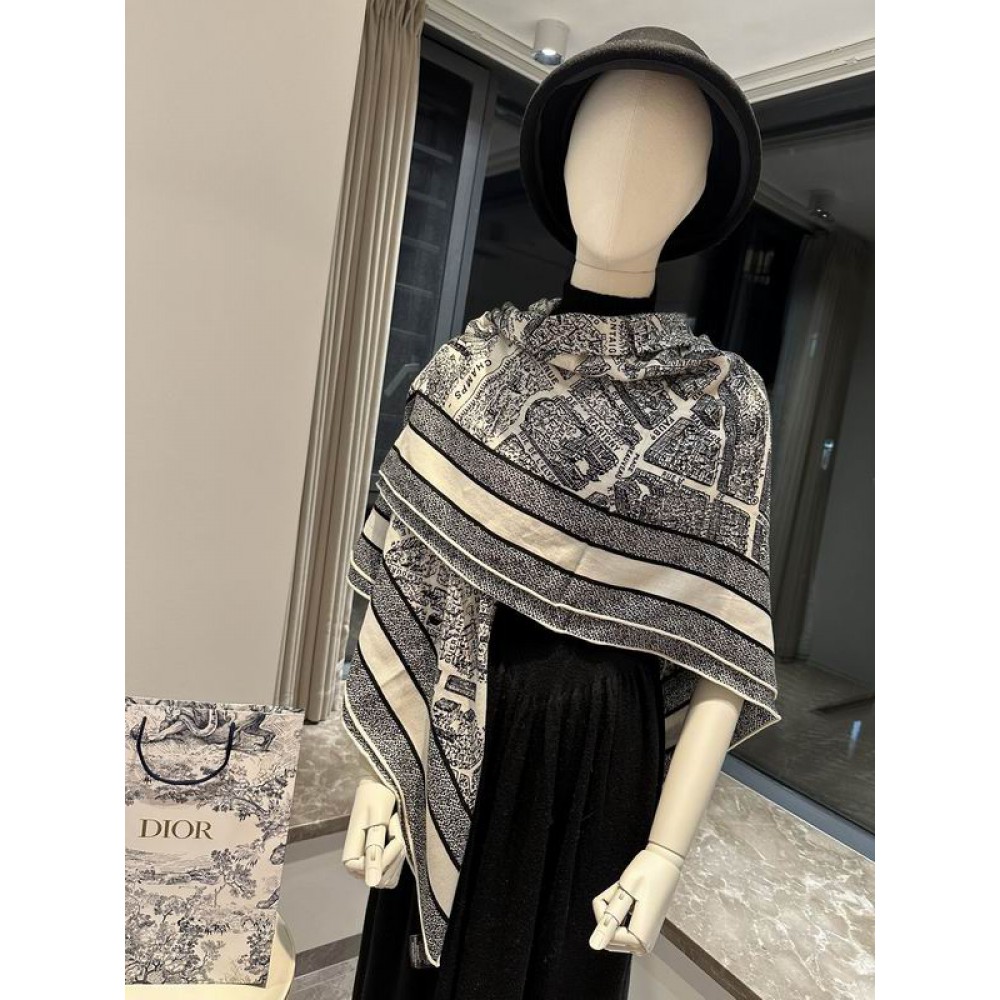Dior scarfs 140x140cm cotton silk Accesories