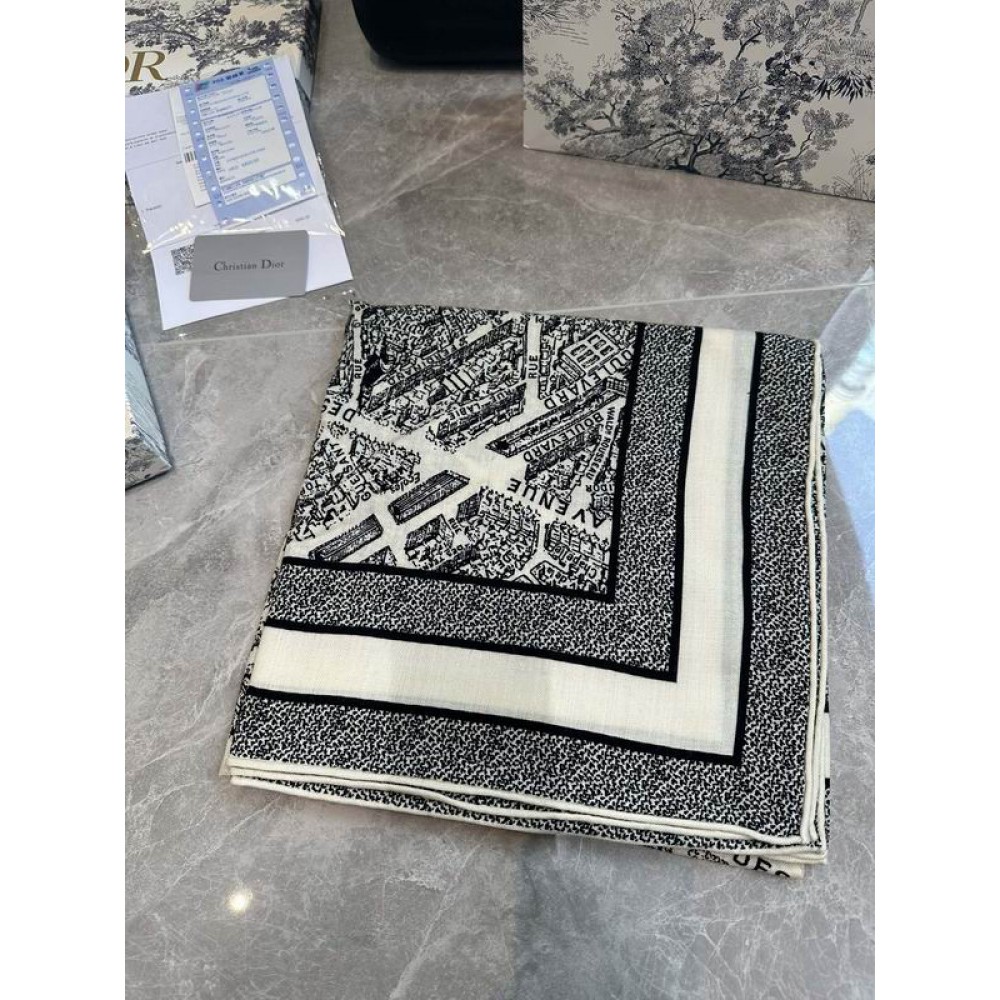Dior scarfs 140x140cm cotton silk Accesories