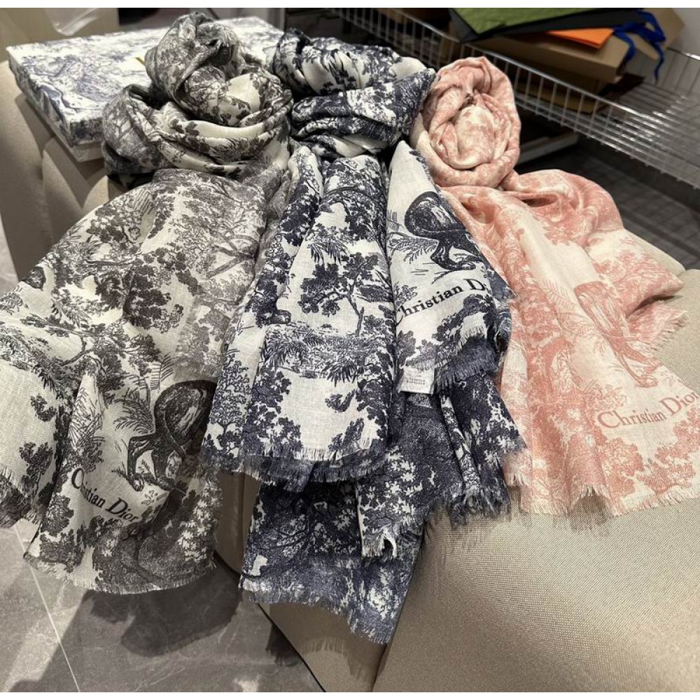 Dior scarfs 180x140cm cotton silk Accesories