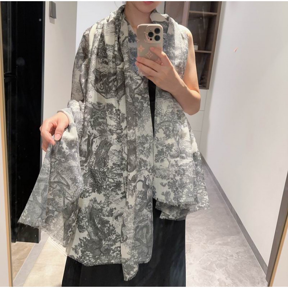 Dior scarfs 180x140cm cotton silk Accesories