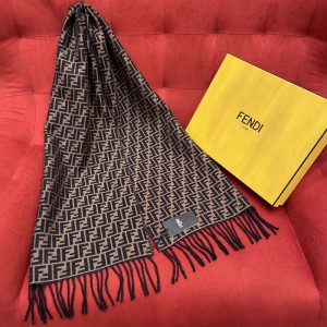 Fendi scarf 180x30cm cotton silk Accesories