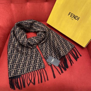 Fendi scarf 180x30cm cotton silk Accesories