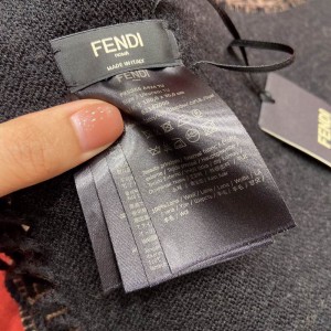 Fendi scarf 180x30cm cotton silk Accesories