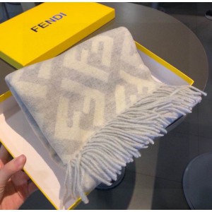 Fendi scarf 170x45cm cotton silk Accesories