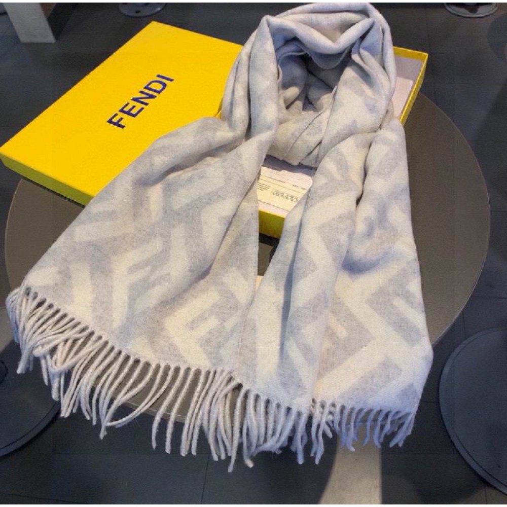 Fendi scarf 170x45cm cotton silk Accesories