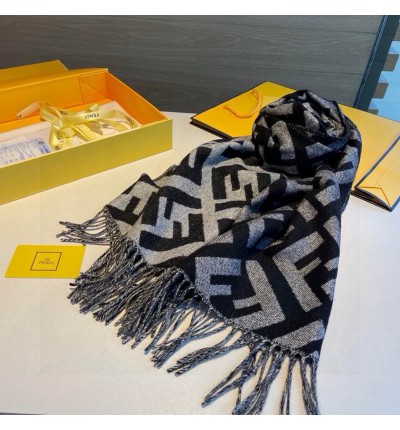 Fendi scarf 170x45cm cotton silk