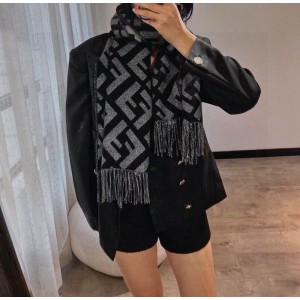 Fendi scarf 170x45cm cotton silk Accesories