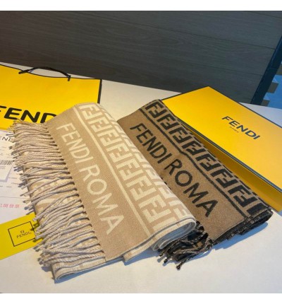 Fendi scarf 170x45cm cotton silk