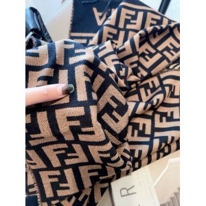 Fendi scarf 170x45cm cotton silk Accesories