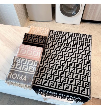 Fendi scarf 170x45cm cotton silk