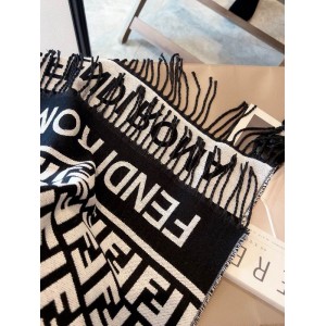 Fendi scarf 170x45cm cotton silk Accesories