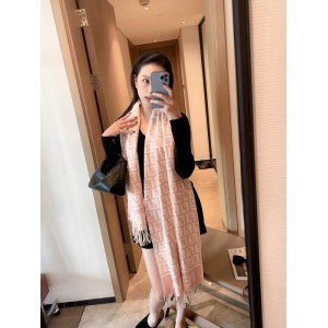 Fendi scarf 170x45cm cotton silk Accesories