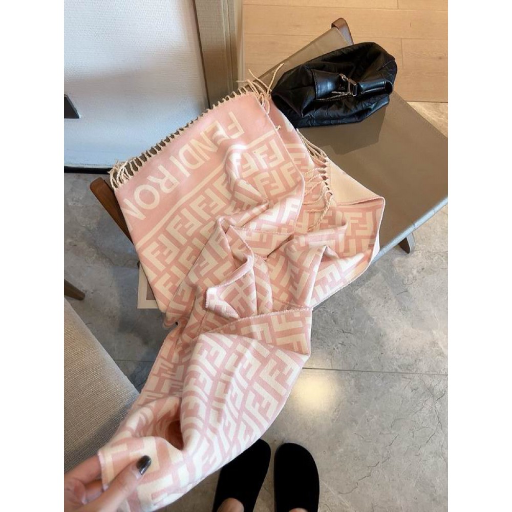 Fendi scarf 170x45cm cotton silk Accesories