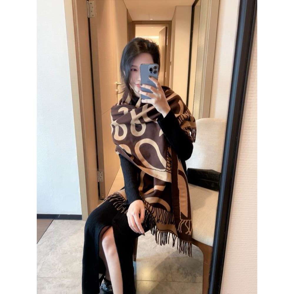 Loewe scarf 170x45cm cotton silk Accesories