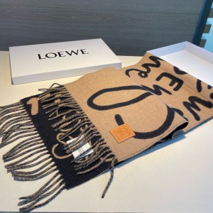 Loewe scarf 170x45cm cotton silk Accesories