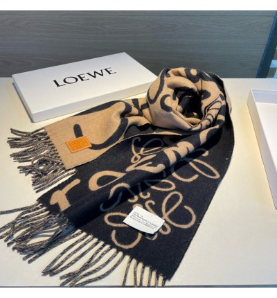 Loewe scarf 170x45cm cotton silk