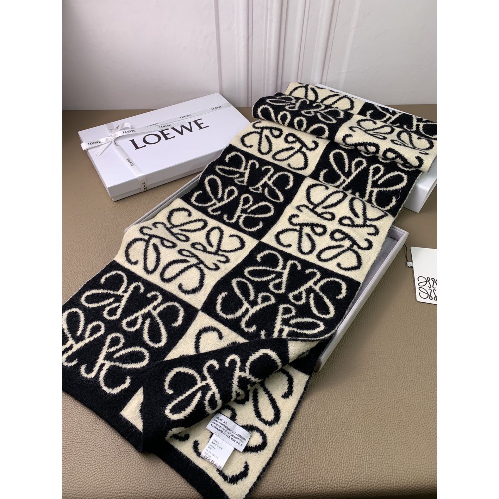 Loewe scarf 170x45cm cotton silk Accesories
