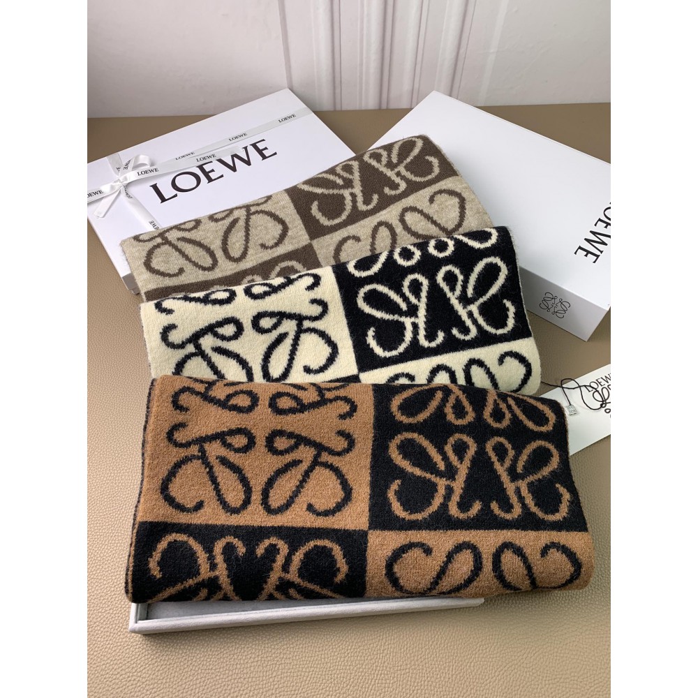 Loewe scarf 170x45cm cotton silk Accesories