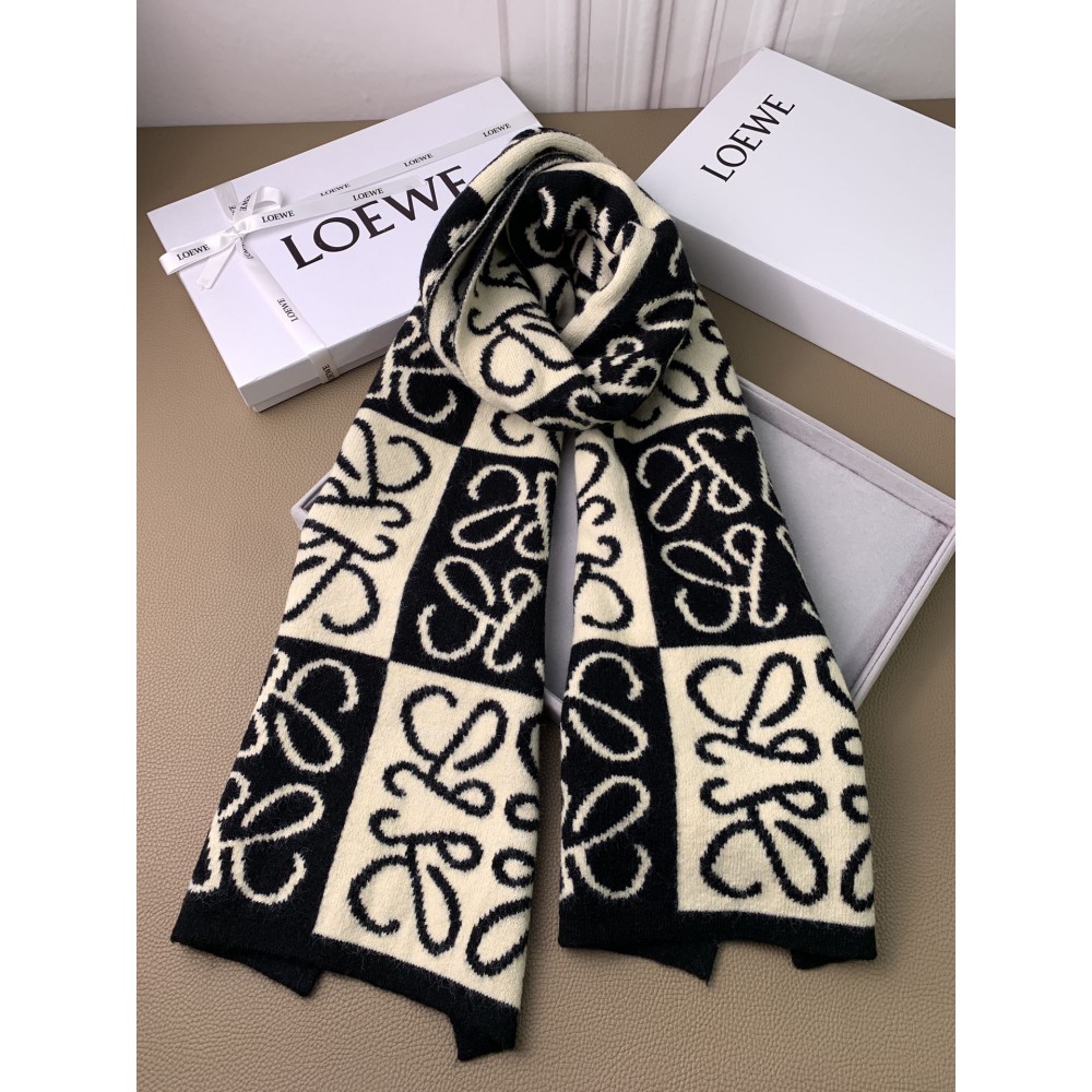 Loewe scarf 170x45cm cotton silk Accesories
