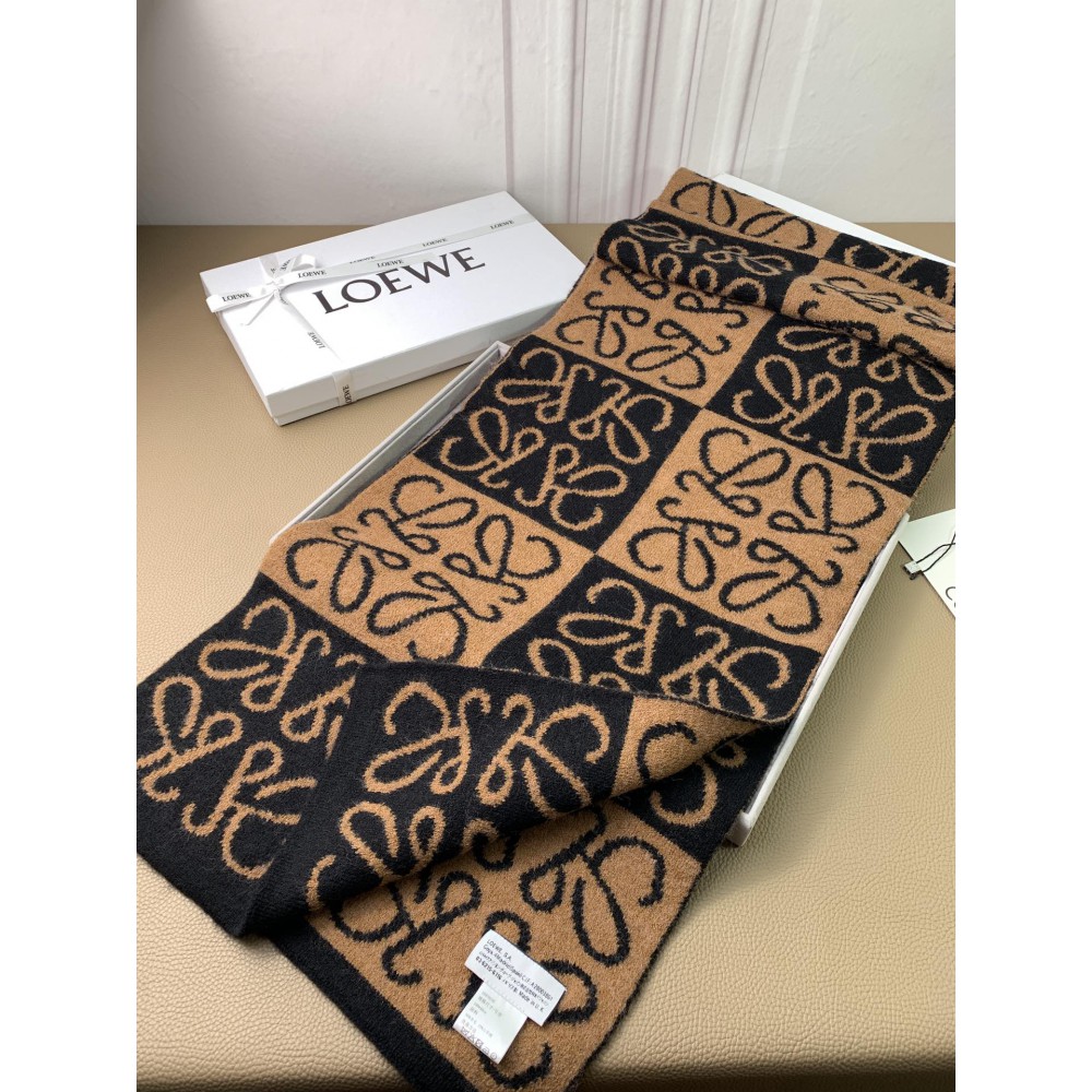 Loewe scarf 170x45cm cotton silk Accesories