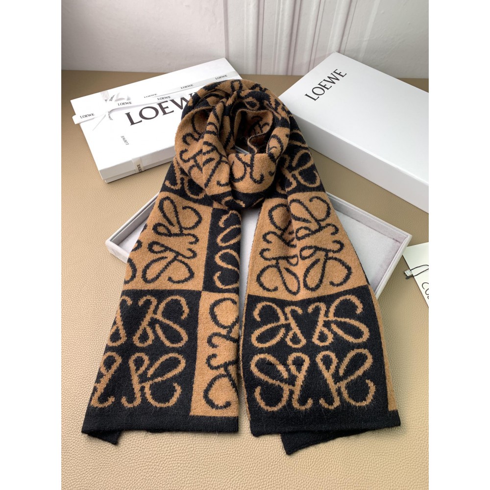Loewe scarf 170x45cm cotton silk Accesories