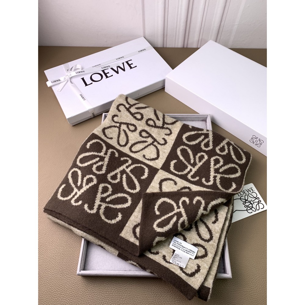 Loewe scarf 170x45cm cotton silk Accesories