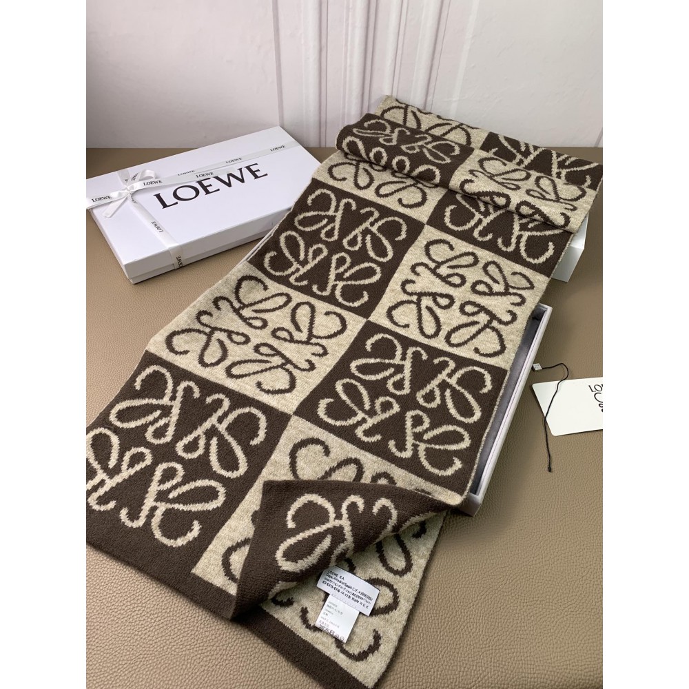 Loewe scarf 170x45cm cotton silk Accesories