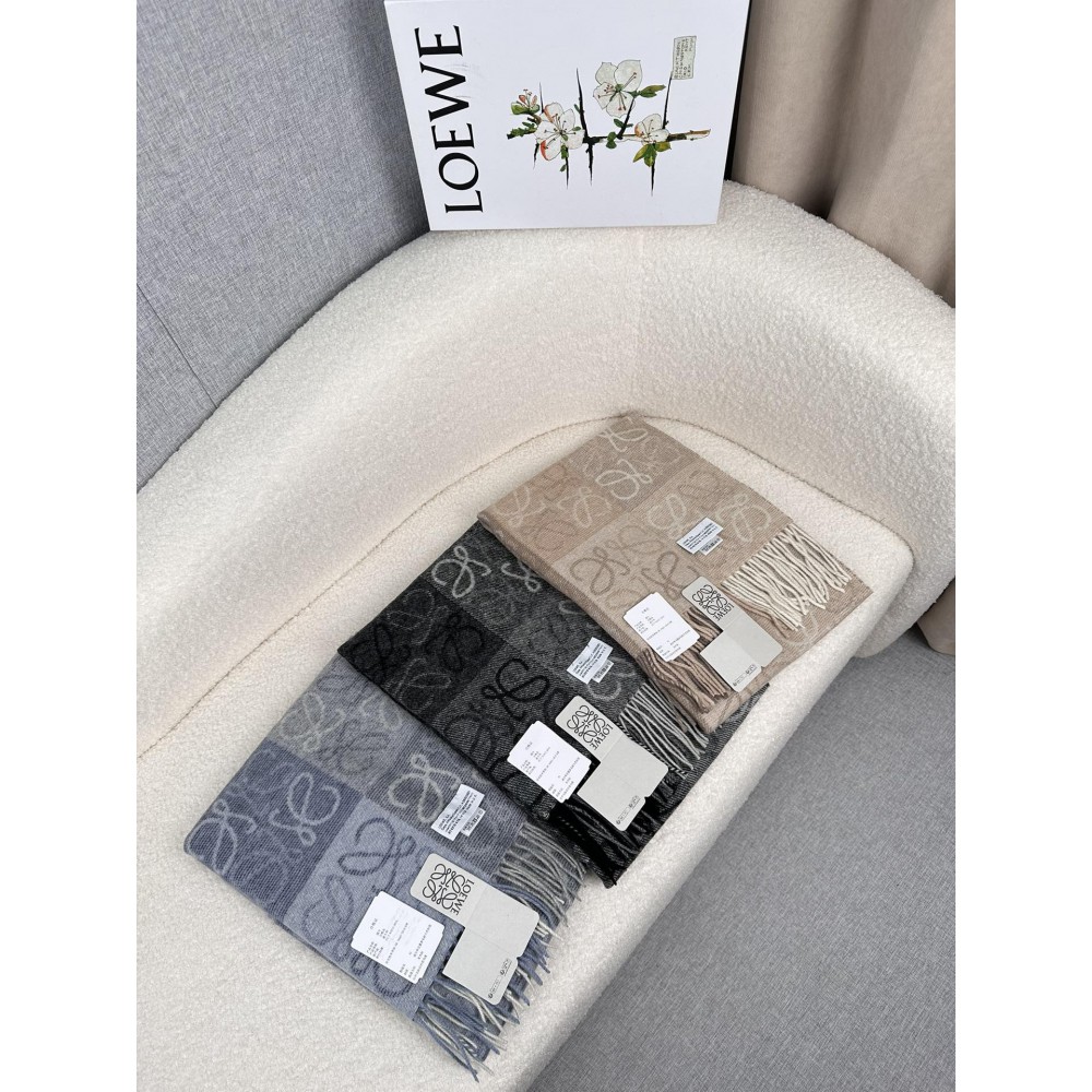 Loewe scarf 170x45cm cotton silk Accesories