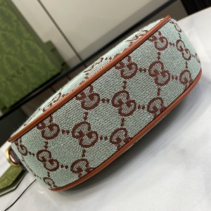 Gucci ophidia Pale blue and brown GG canvas 783124 20cm x H15cm x D5cm Bags