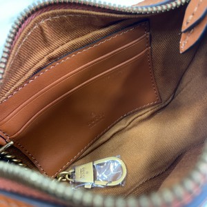 Gucci ophidia Pale blue and brown GG canvas 783124 20cm x H15cm x D5cm Bags