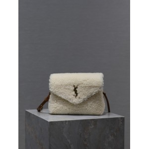 Ysl loulou all sizes shearling bag Bags