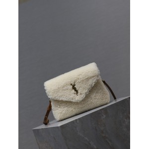 Ysl loulou all sizes shearling bag Bags