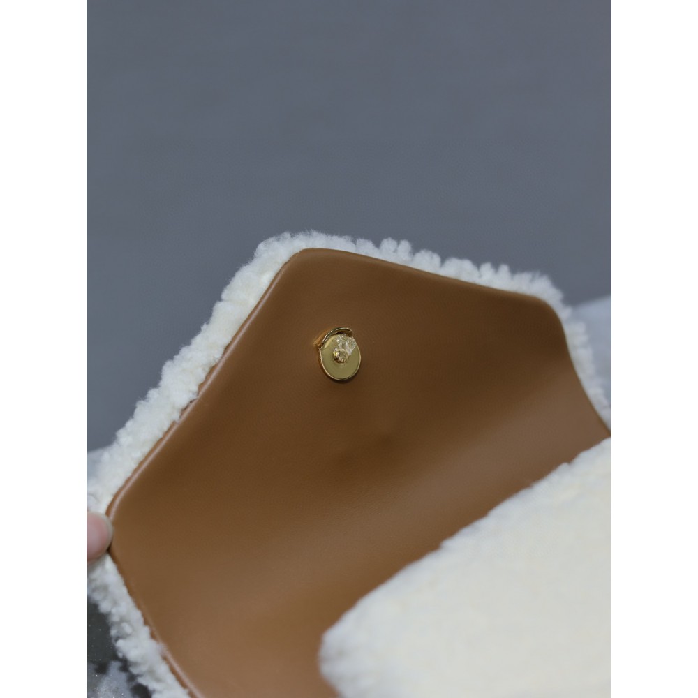 Ysl loulou all sizes shearling bag Bags