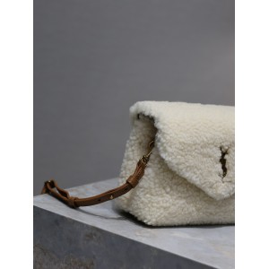 Ysl loulou all sizes shearling bag Bags