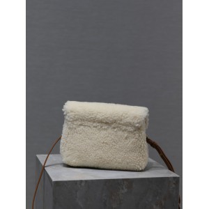Ysl loulou all sizes shearling bag Bags