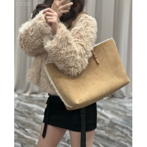 Ysl Shearling Shopping Tote bag 38×28×13cm Bags