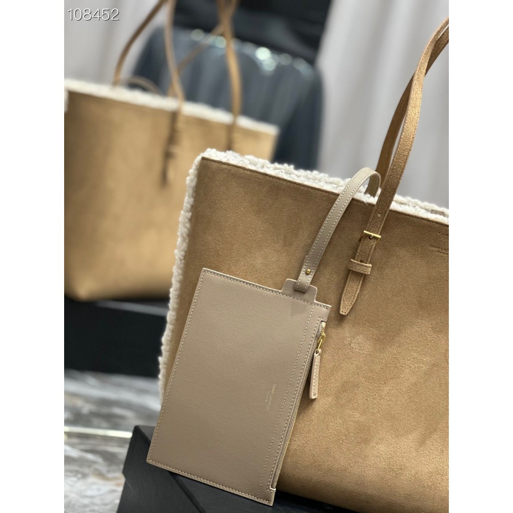 Ysl Shearling Shopping Tote bag 38×28×13cm Bags