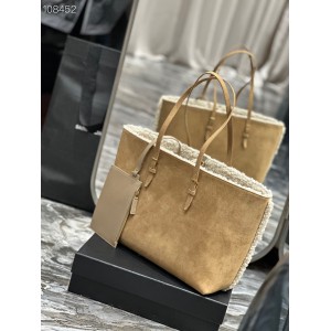 Ysl Shearling Shopping Tote bag 38×28×13cm Bags