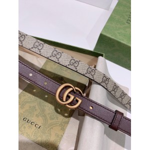 Gucci belt 2cm reversible 90-120cm brown Accesories