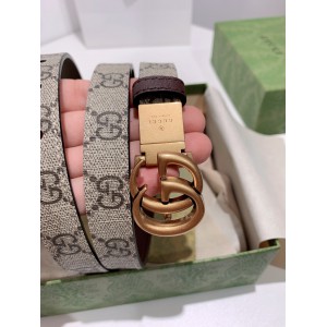 Gucci belt 2cm reversible 90-120cm brown Accesories
