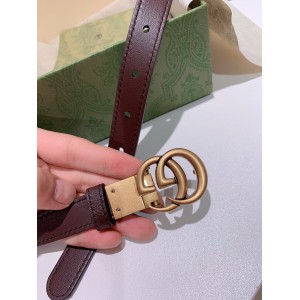 Gucci belt 2cm reversible 90-120cm brown Accesories