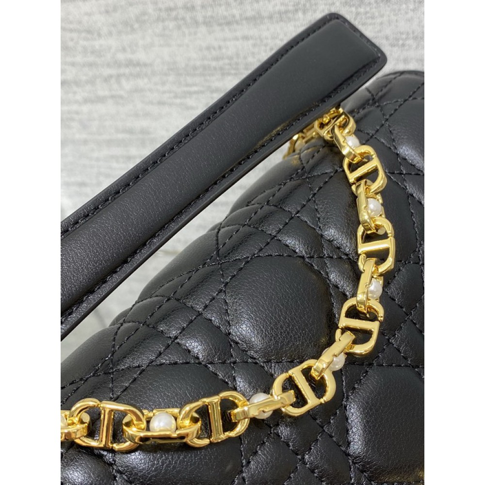 Dior jolie bag 22x8x14cm calfskin leather Bags