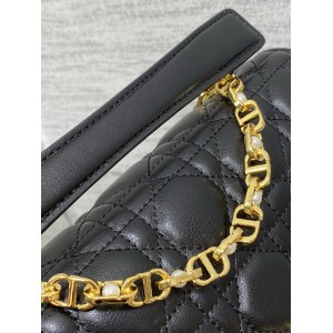 Dior jolie bag 22x8x14cm calfskin leather Bags