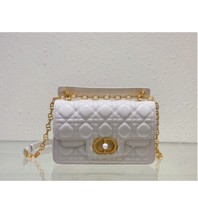 Dior jolie bag 22x8x14cm calfskin leather