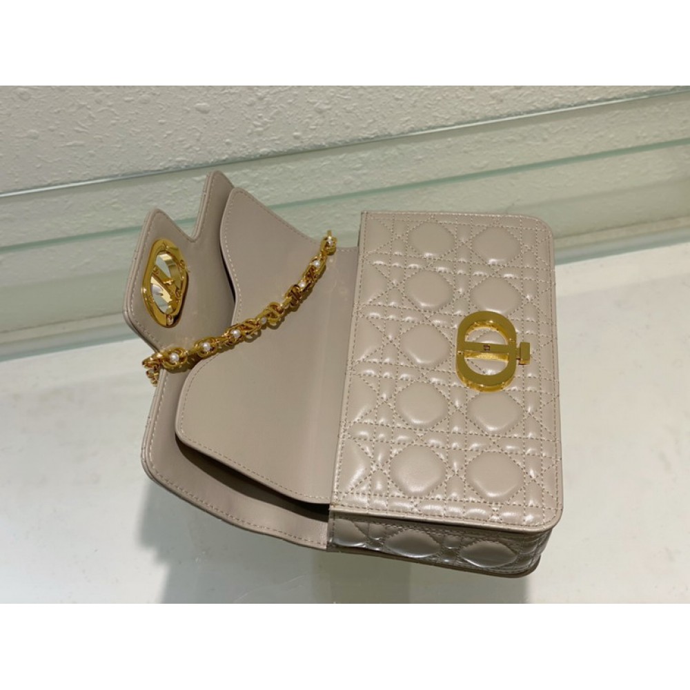 Dior jolie bag 22x8x14cm calfskin leather Bags