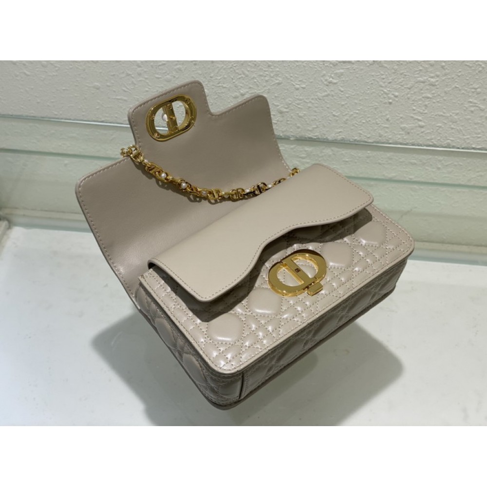 Dior jolie bag 22x8x14cm calfskin leather Bags