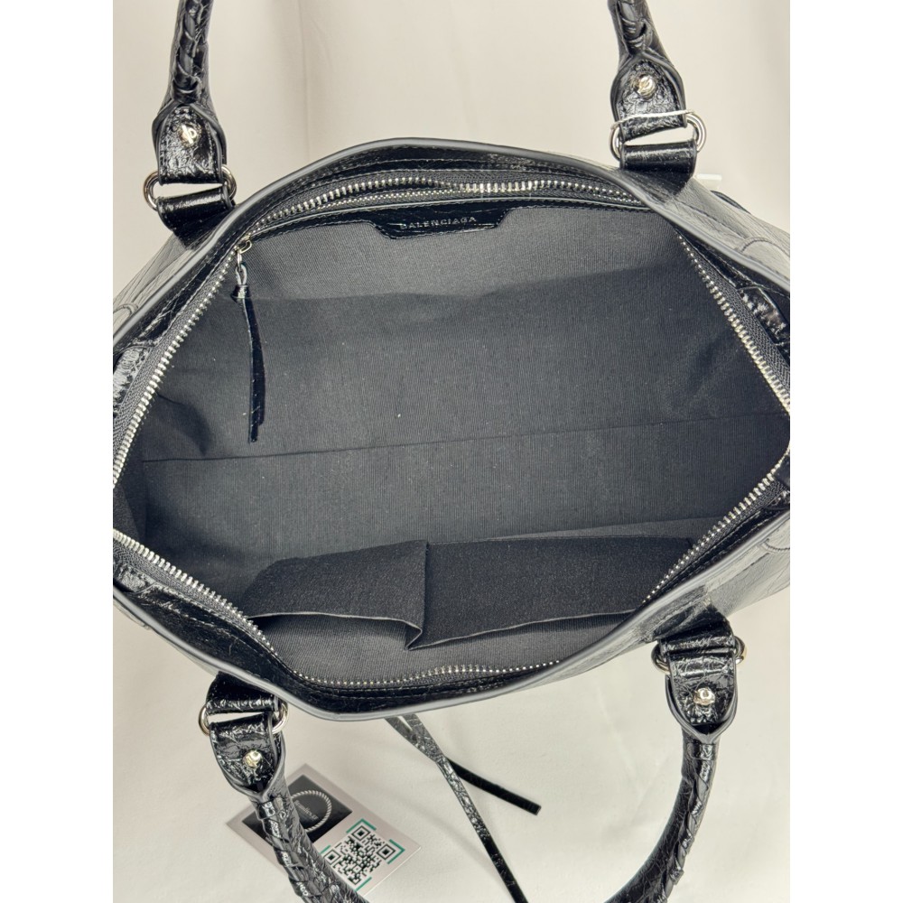 Balenciaga city bag 38x25x14cm metallized black Bags