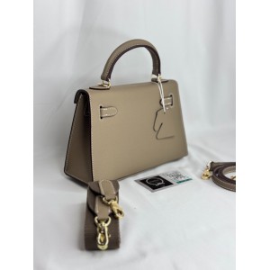 Hermes Kelly mini 2 epsom leather etoupe epsom leather 100% Bags