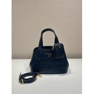 Prada tote bag leather 100% small size 26x17x13.5cm Bags