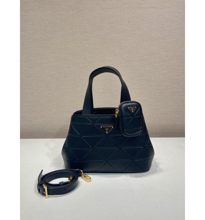 Prada tote bag leather 100% small size 26x17x13.5cm